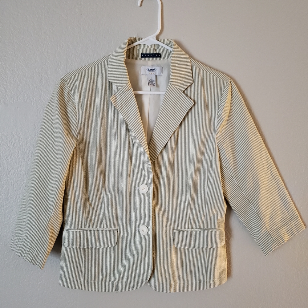 Old Navy Seersucker blazer